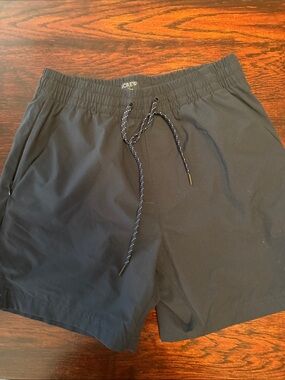 J. Crew Flex Navy Drawstring Athletic Shorts 6” inseam